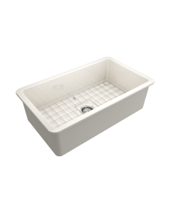 Νεροχύτης Πορσελάνης Ένθετος-Υποκαθήμενος 81x48cm Bocchi Farmhouse White Matt 1362-301