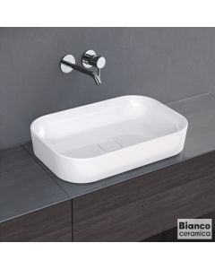 Νιπτήρας Πορσελάνης Centro 60x40 Bianco Ceramica White 34060-300