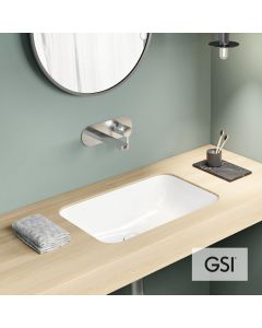 Νιπτήρας Πορσελάνης Pura Υποκαθήμενος50x35 GSI White 7247-300