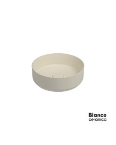 Νιπτήρας Πορσελάνης Φ36 Bianco Ceramica ivory Matt 33036-311