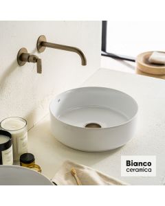 Νιπτήρας Πορσελάνης Φ36 Bianco Ceramica White 33036-300