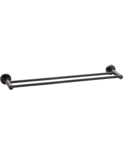 Πετσετοθήκη Διπλή Γραφίτης Bronze Art Inox304 4230-81