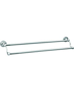 Πετσετοθήκη Διπλή Χρώμιο Bronze Art Punto AA02-42-10