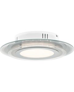 Πλαφόν Οροφής Ø30εκ. Led 14w 3000K Γυαλί / Χρώμιο Viokef Chronos 4149300