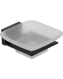 Σαπουνοθήκη Γυαλί Μαύρο Bronze Art Genesis 10G1-MM