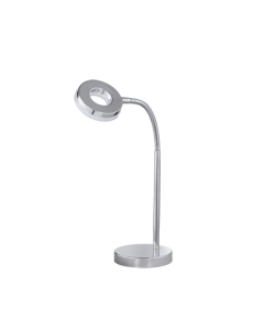 Φωτιστικό Γραφείου Χρωμέ 11xH41cm με Εύκαμπτο Βραχίονα Led 4w 3000K 400lm Trio Lighting Rennes R52411106