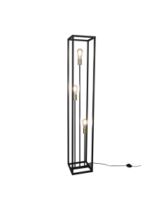 Φωτιστικό Δαπέδου Μαύρο Ματ 25xH153cm 3xE27 Trio Lighting Vito R40193032