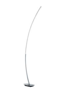 Φωτιστικό Επιδαπέδιο Led 11w 1100lm 3000K Warm White Μέταλλο Χρώμα Βουρτσισμένο Αλουμίνιο-Ακρυλικό Trio Lighting Solo R42791105