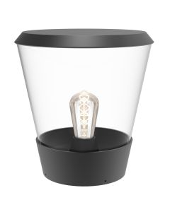 Φωτιστικό Επιδαπέδιο Εξ.Χώρου IP44 H50x12,5cm 1xE27 Χυτό Αλουμίνιο Γραφίτης Sun Light GL19312