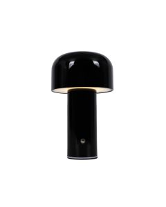 Φωτιστικό Επιτραπέζιο Επαναφορτιζόμενο 12,5xY21cm 3w 3000K Μέταλλο Μαύρο Inlight 3036-Black