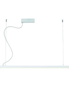 Φωτιστικό Κρεμαστή  Ράγα 100εκ. Led 48w 4300lm 3000K Λευκό Αλουμίνιο Viokef Lynne Linear 3994600