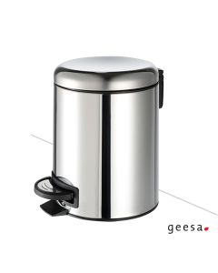 Χαρτοδοχείο Επιδαπέδιο 5l soft-close Geesa Inox Chrome 645-100