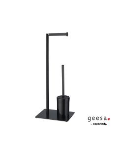 Χαρτοθήκη Επιδαπέδια με Πιγκάλ Sealskin Geesa Black 800203-400
