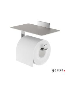 Χαρτοθήκη με Εταζέρα 19x11,6 εκ. CRAFT Geesa INOX Chrome 1524-110