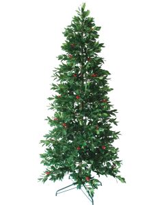 Χριστουγεννιάτικο Δέντρο Πράσινο με Γκι Ø110 cm Ύψος 210cm Βάση Πτυσόμενη 004717