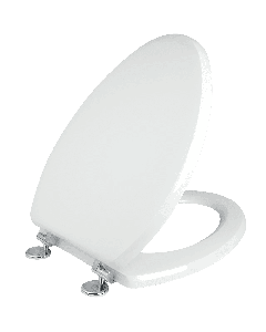 Κάλυμμα Λεκάνης WC Polyester B.T Λευκό 43-49x36cm Οπές 11-20cm Ideal Standard Capri-Cesame Erica-Fenise Elvit 0099
