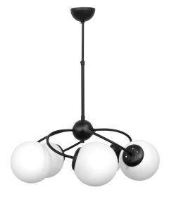 TOP/5L BLACK-WHITE ΜΟΝΤΕΡΝΟ ΠΟΛΥΦΩΤΟ ΜΕ ΜΠΑΛΕΣ Heronia 01-0310