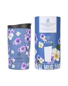 Θερμός 350ml Travel Mug Save the Aegean Garden Blue Estia Home Art 01-20439