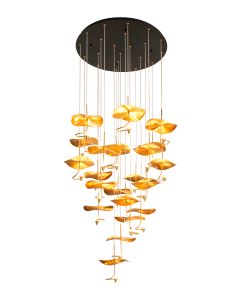 PDC 1290-18 ΠΟΛΥΦΩΤΟ ΜΠΡΟΥΤΖΙΝΟ LED ME ΦΥΛΛΑ ΝΟΥΦΑΡΑ ΧΡΥΣΑ ARlight 0104567