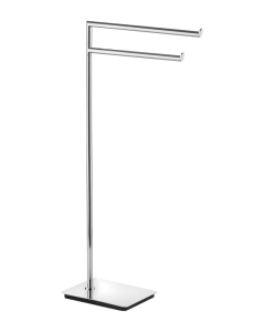 Καλόγερος Διπλή Πετσετοθήκη Χρώμιο Bronze Art Καλόγεροι 0150-10-3