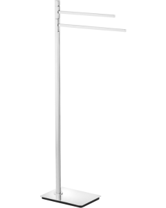 Καλόγερος Διπλή Πετσετοθήκη Χρώμιο Bronze Art Καλόγεροι 01M3-10-3S