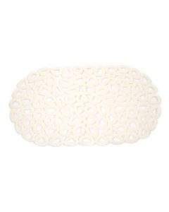 Αντιολισθητικό Μπάνιου με Βεντούζες Μπεζ 68x35 εκ. Estia Home Art 02-11581