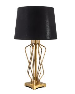 TLC 8806 GDM ΕΠΙΤΡΑΠΕΖΙΑ ΛΑΜΠΑ ΣΧ. ΓΡΑΜΜΙΚΟ ΑΜΠΑΖΟΥΡ ΜΑΥΡΟ ΕΣΩΤΕΡΙΚΑ ΧΡΥΣΟ 1ΧΕ27 ARlight 0204060