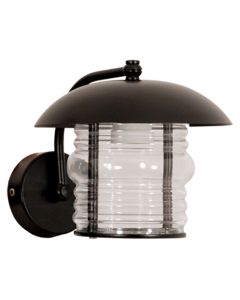 WLA 926 BK  ΑΠΛΙΚΑ ΠΑΝΩ ΑΛΟΥΜΙΝΙΟΥ ΜΑΝΙΤΑΡΙ ΜΑΥΡΟ 1ΧΕ27 ARlight 0148117