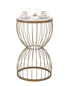 TBH-01 AB ΤΡΑΠΕΖΑΚΙ ΟΞΥΝΤΕ ΗΜΙΚΥΚΛΙΟ ΠΛΕΓΜΑ ΣΧΕΔΙΟ ΜΑΡΜΑΡΟ ARlight 7302006