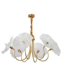 PDC 2046-6 # ΠΟΛΥΦΩΤΟ VINTAGE ΧΡΥΣΟ ΜΕ ΛΕΥΚΟ ΓΥΑΛΙ ΛΟΥΛΟΥΔΙ 6ΧΕ14 ARlight 0104520