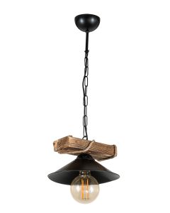 PDT 2060-1 ΚΡΕΜ. 1/Φ ΡΑΓΑ ΞΥΛΙΝΗ ΜΕ ΚΑΜΠΑΝΑ ΚΑΠΕΛΟ  1xΕ-27 ARlight 0083514