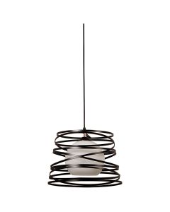 PDC 6075 BK ΚΡΕΜΑΣΤΟ 1/Φ ΧΙΑΣΤΟ ΜΑΥΡΟ  1ΧΕ27 ARlight 0084285