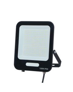 ΠΡΟΒΟΛΕΑΣ LED SMD 150W ΜΑΥΡΟΣ IP66 6500K PLUS Eurolamp 147-69018