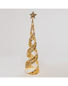 ΔΕΝΤΡΟ ΚΩΝΟΣ ΧΡΥΣΟΣ ΜΕ ΚΟΡΥΦΗ ΑΣΤΕΡΙ 120cm, 300 ΜΙΝΙ LED, 4,5V ΜΕΤΑΣΧΗΜΑΤΙΣΤΗ, ΧΡΟΝΟΔΙΑΚΟΠΤΗ, ΑΣHMI XAΛΚΙΝΟ ΚΑΛΩΔΙΟ, ΘΕΡΜΟ ΛΕΥΚΟ LED, ΠΡΟΕΚΤΑΣΗ ΠΑΡΟΧΗΣ 5m, IP44 Eurolamp 600-22565