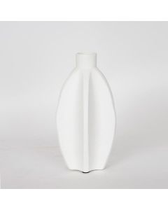 ΒΑΖΟ ΚΕΡΑΜΙΚΟ ΛΕΥΚΟ 15x13.5x25cm Eurolamp 752-20256