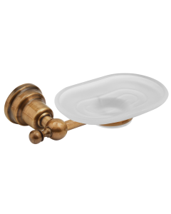 Σαπουνοθήκη Γυαλί Αντικέ Bronze Art Imia 101A-41