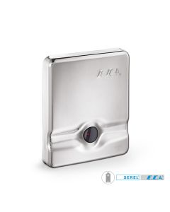 Φλουσόμετρο Ουρητηρίου Ηλεκτρονικό Εντοιχισμού (μπαταρίας λιθίου 6V) SEREL ECA Chrome 102111080-100