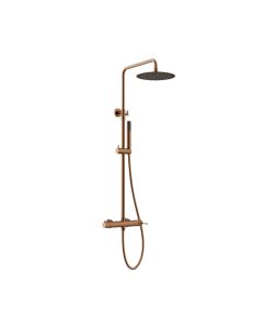 Orabella Terra Rose Gold - Στήλη ντουζ με στρόγγυλη κεφαλή Φ250 10256