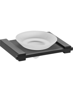 Σαπουνοθήκη Γυαλί Μαύρο Bronze Art San Remo 10M3-MM