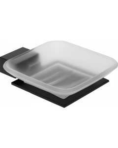 Σαπουνοθήκη Γυαλί Μαύρο Bronze Art Shelfy 10V1-MM