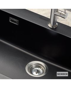 Βαλβιδα με Υπερχείλιση για Νεροχύτη Γρανίτη Schock 30080, Inox  629309-110