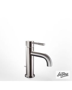 Μπαταρία Νιπτήρα με Αυτόματη Βαλβίδα, Τech La Torre Inox 12007-110