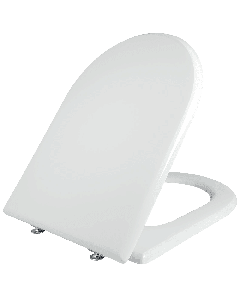 Κάλυμμα Λεκάνης WC D-Shape Μικρό, 41,3x34cm Οπές 16cm Μεταλλικά στηρίγματα με εκτόνωση,Polyester Dolomite Claudia 1230