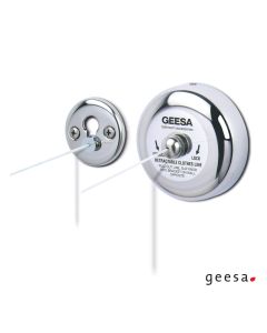 Σχοινί για Ρούχα Αναδιπλούμενο, Geesa Inox Chrome 134