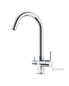 Μπαταρία Νεροχύτη Κουζίνας Filter-tap για Ντεπόζιτο Eurorama Chrome 13535-100