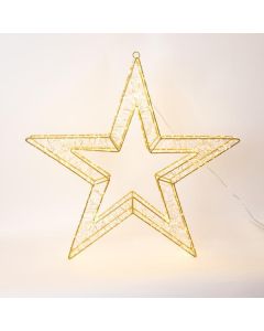 ΑΣΤΕΡΙ ΦΩΤΙΖΟΜΕΝΟ 70cm, 1680 LED, 31V ΜΕΤΑΣΧΗΜΑΤΙΣΤΗ, TIMER, ΜΠΡΟΝΖΕ ΜΕΤΑΛΛΙΚΟΣ ΣΚΕΛΕΤΟΣ, ΜΠΡΟΝΖΕ ΧΑΛΚΙΝΟ ΚΑΛΩΔΙΟ, ΘΕΡΜΟ LED, ΠΡΟΕΚΤΑΣΗ ΠΑΡΟΧΗΣ 5m, IP44 Eurolamp 600-22531