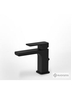 Μπαταρία Νιπτήρα Quadra Eurorama Black Μatt 144310-400