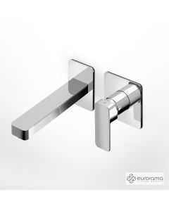 Μπαταρία Νιπτήρα Τοίχου Quadra Eurorama Chrome 144904-100