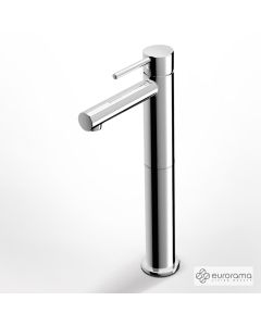 Μπαταρία Νιπτήρα Υψηλή Tonda Eurorama Chrome 145310P-100