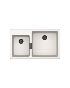 Νεροχύτης Ένθετος Ερμάριο 86 εκ.50 εκ.Γρανίτης Polaris Schock Cristadur Mono 15290-1302